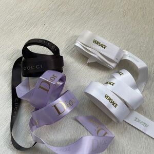 GUCCI , DIOR, VERSACE Ribbons